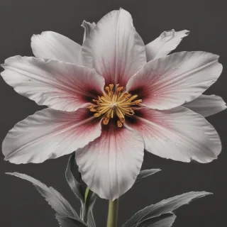flower pencil drawing
