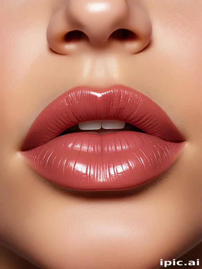 glossy lips png