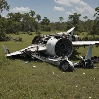 crashed plane png