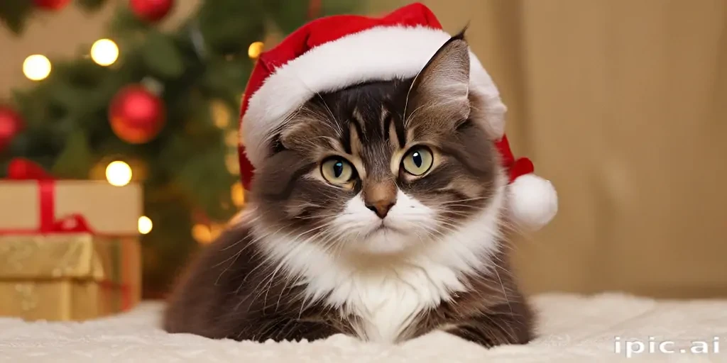 cat christmas wallpaper