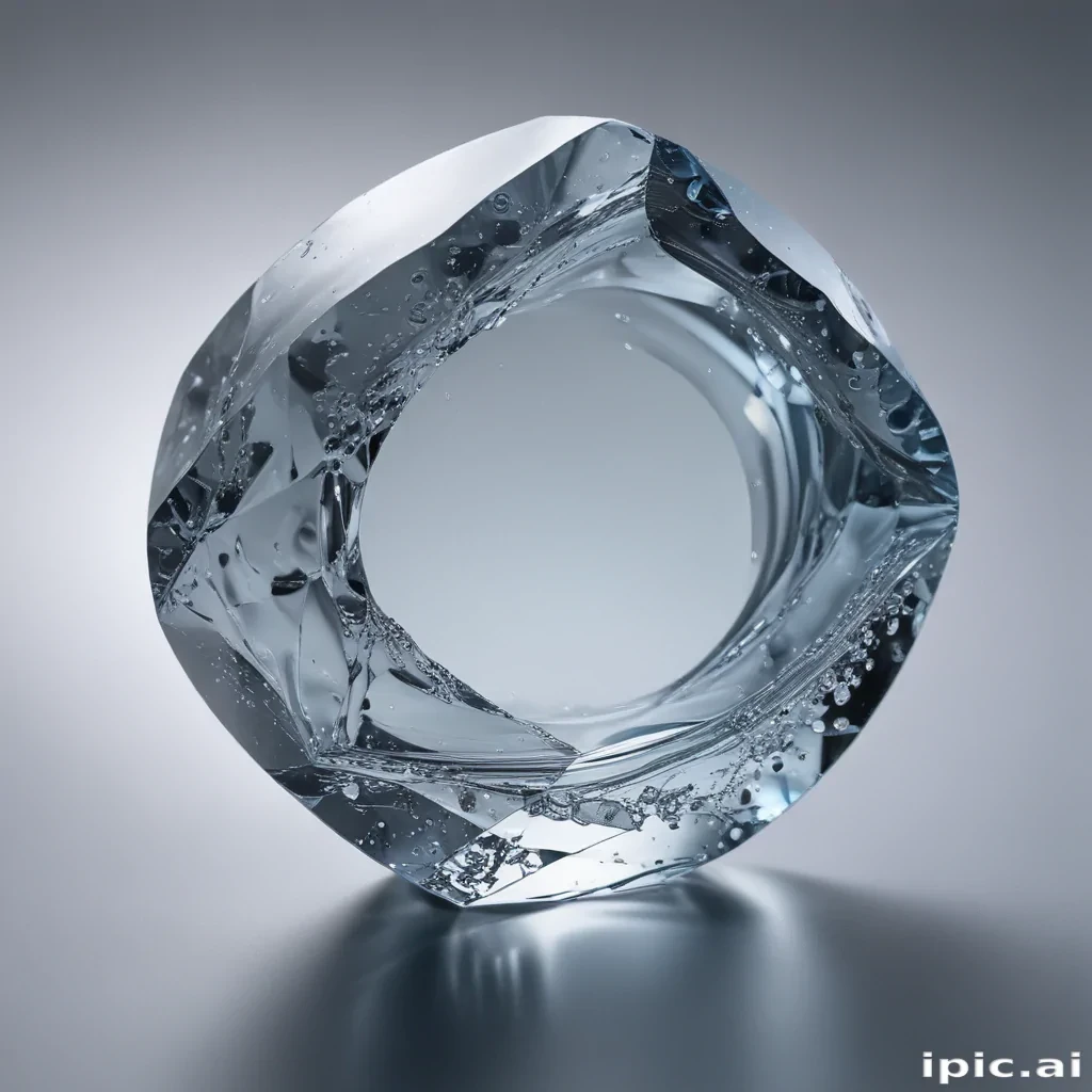 sparkling transparent