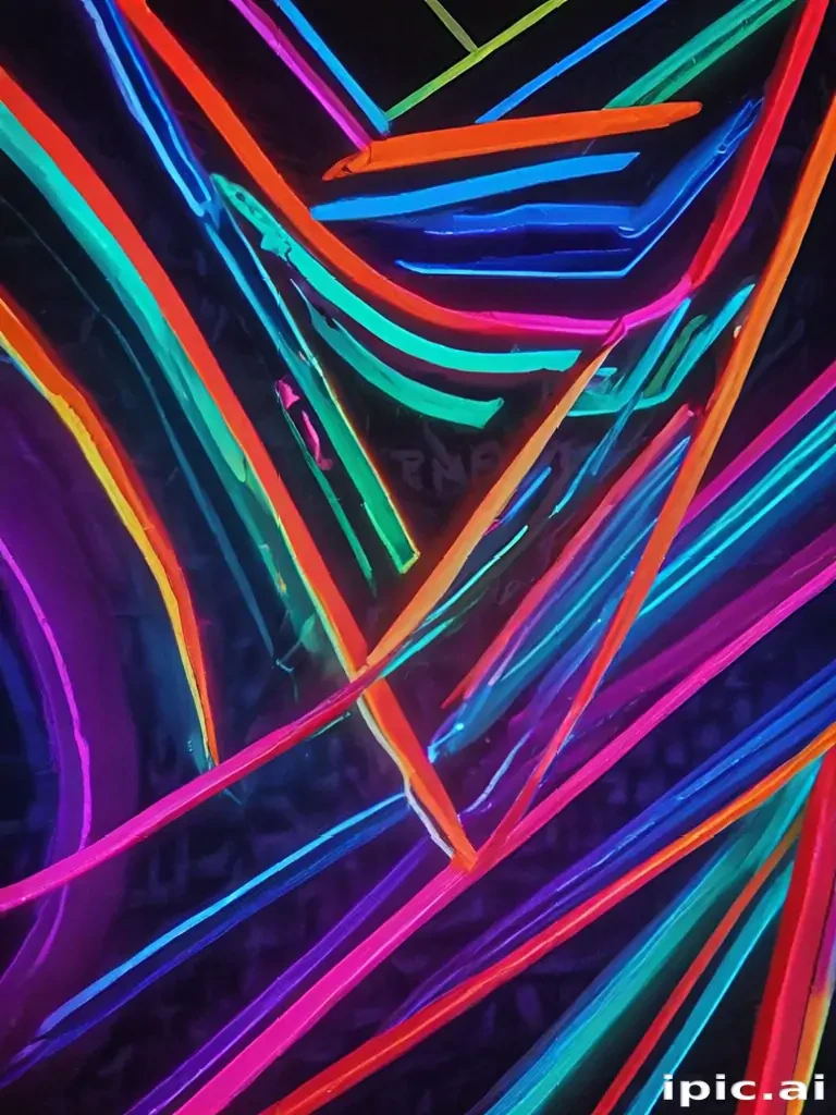 neon colored backgrounds