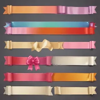 ribbon banners