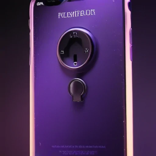 purple lock screen