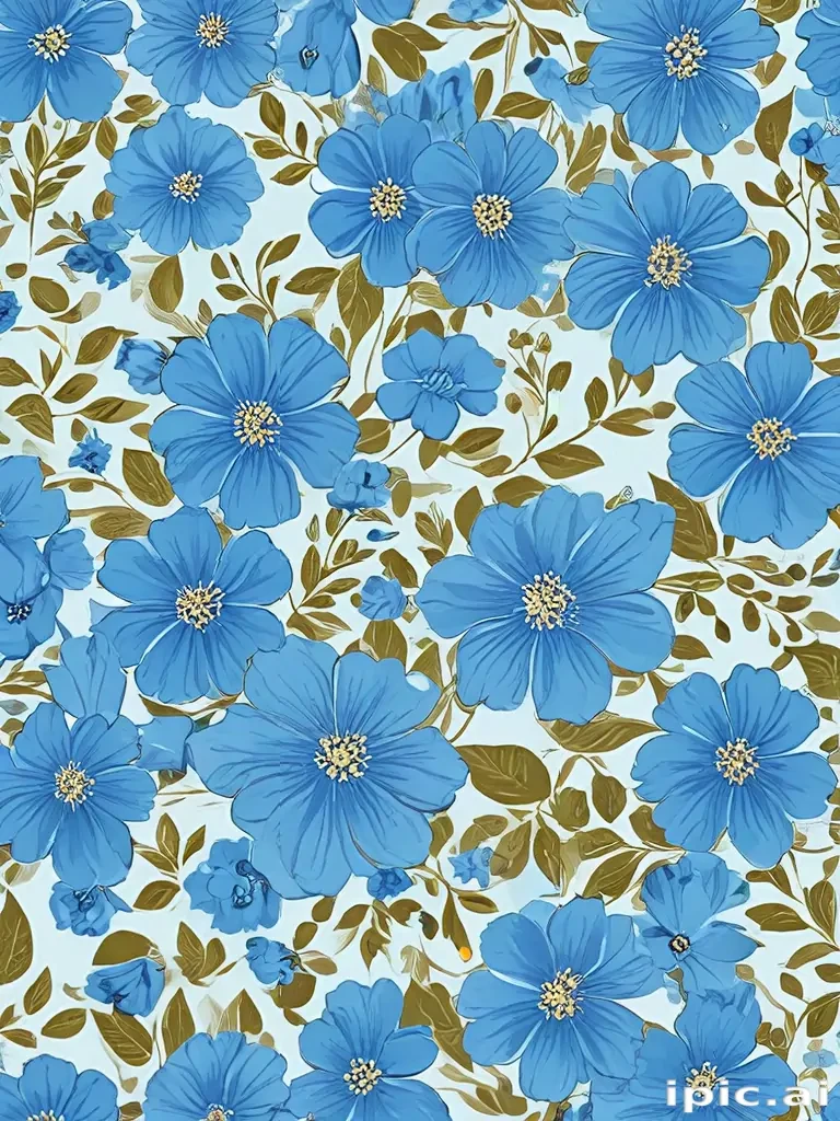 background blue flower