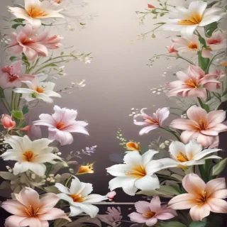 light floral background