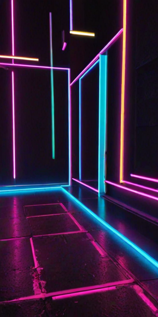 neon background aesthetic