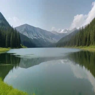 background lake