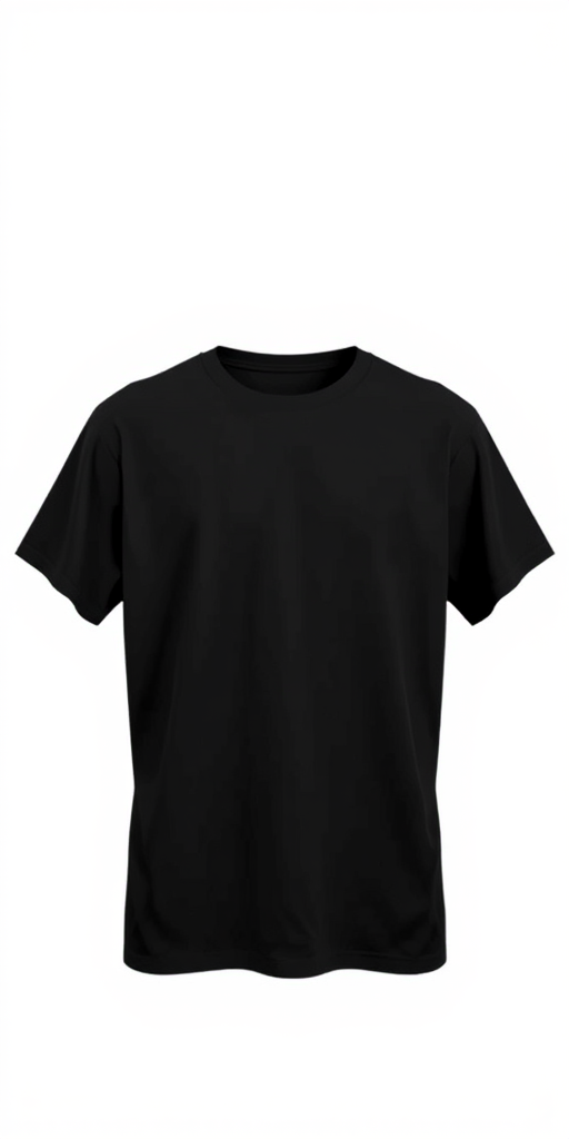 black t shirt mockup free