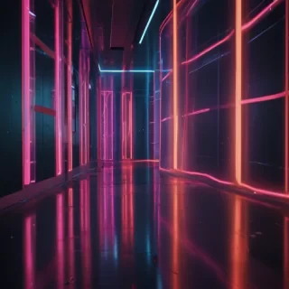 neon background aesthetic