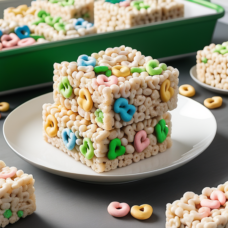 lucky charms rice crispy treats
