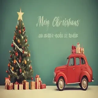 vintage merry christmas