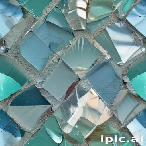 broken glass texture