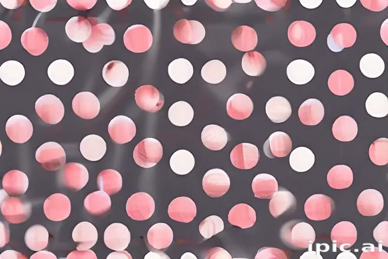 polka dots transparent