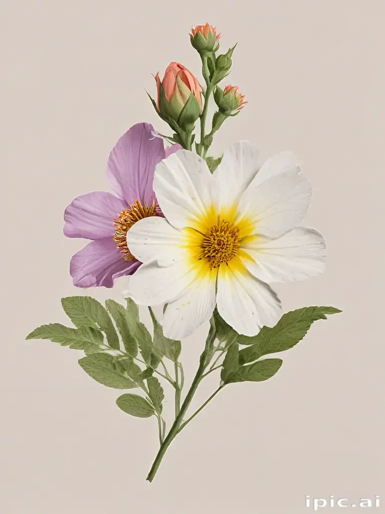 pressed flower png