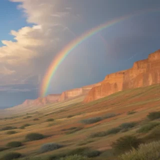 pastel rainbow