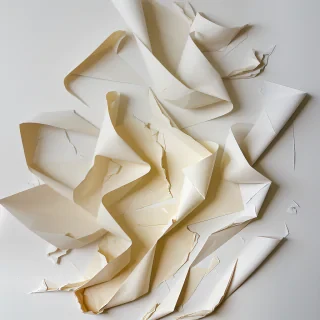 crumpled paper overlay