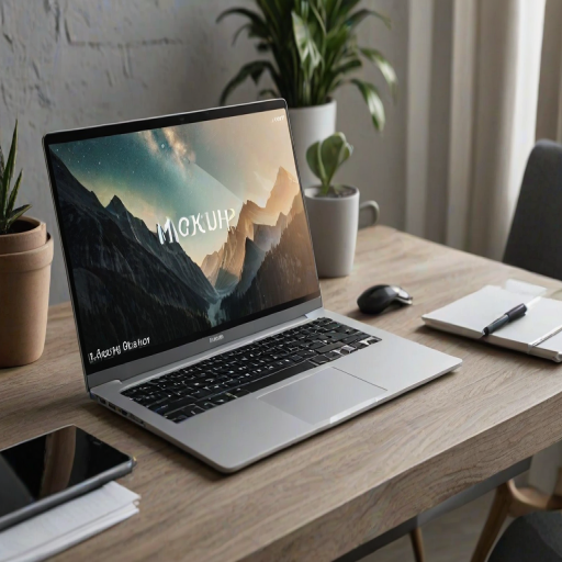 laptop mockup free