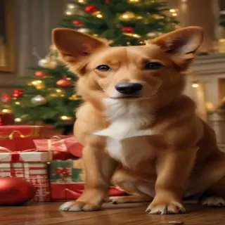 dog pictures christmas