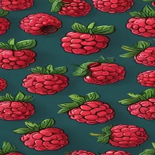 cartoon raspberry