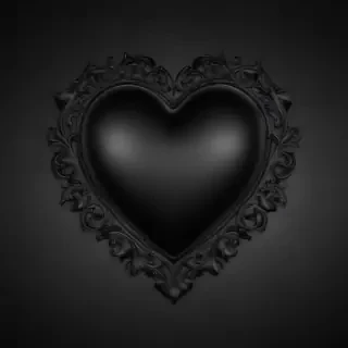 black heart background