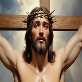 picture of jesus on the cross