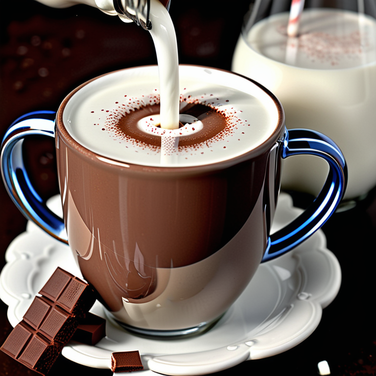 how long to heat up milk for hot chocolate