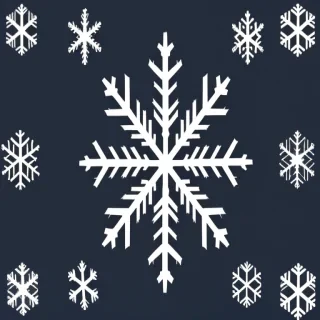 transparent background snowflake clipart