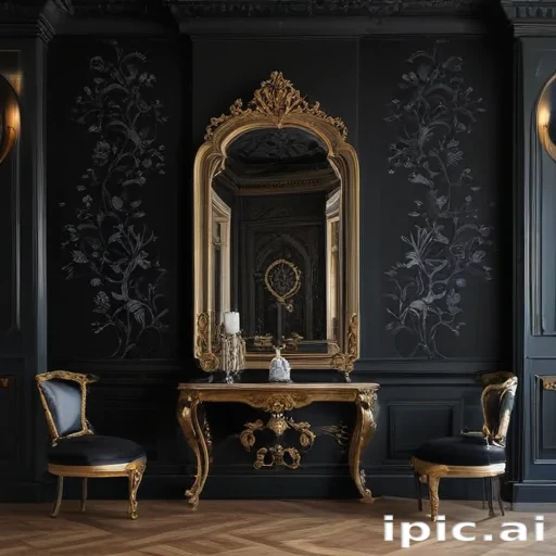 black wallpaper cute
