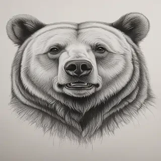 bear pic drawing