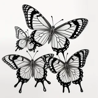 butterly drawing