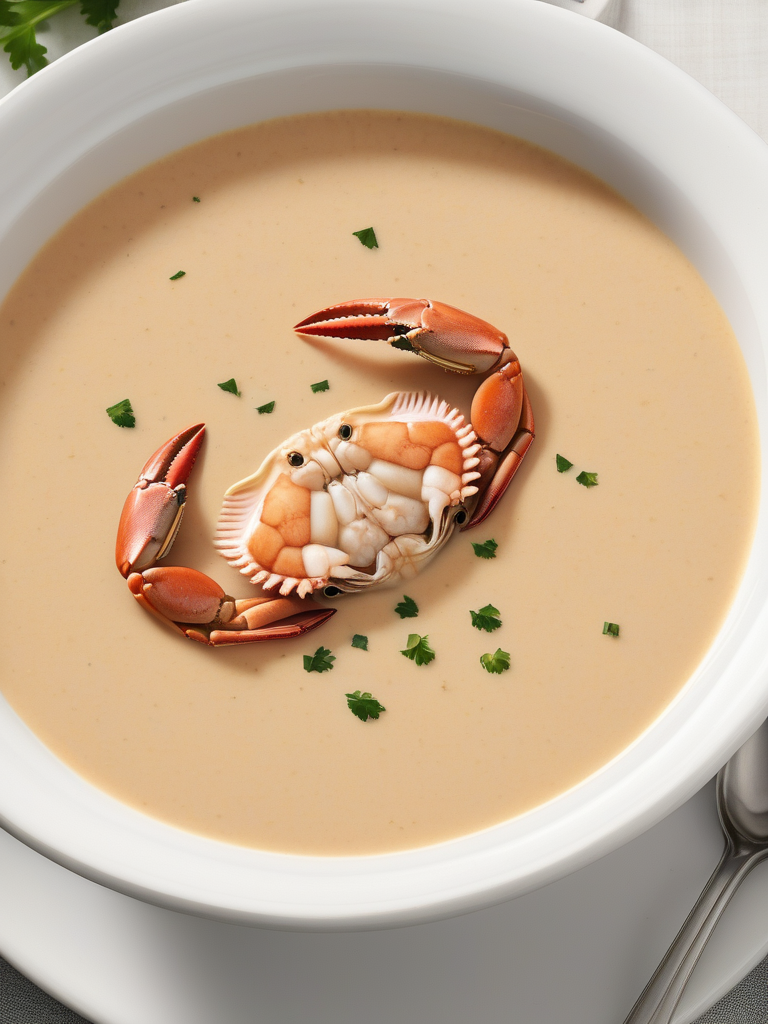 crab and shrimp bisque soup