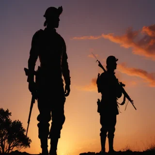 soldier silhouette