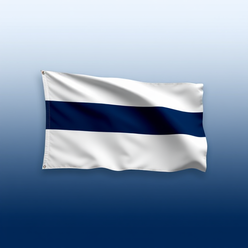 Create a high-resolution image of the Estonian flag with a smooth gradient background, using a DSLR camera, f/2.8 aperture, 50mm lens, ISO 100, with a soft-focus effect to enhance depth.