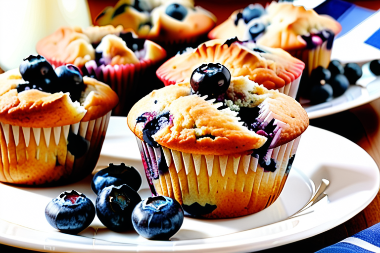 recipe for buttermilk blueberry muffins