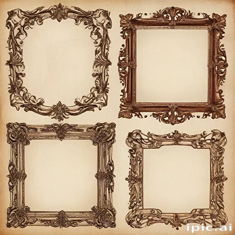 vintage frames png