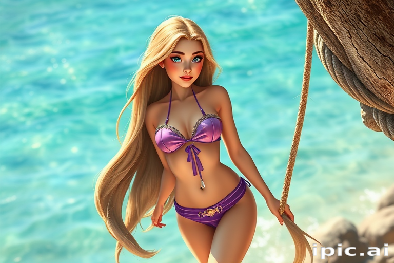 rapunzel bikini
