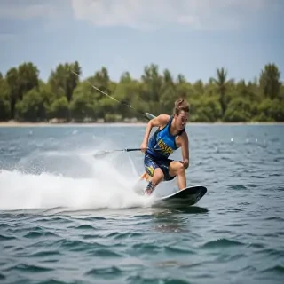 water skiing