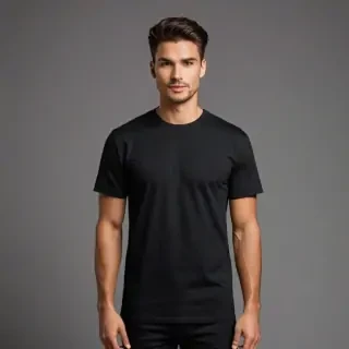 black tee png