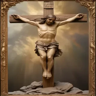 jesus on the cross picture
