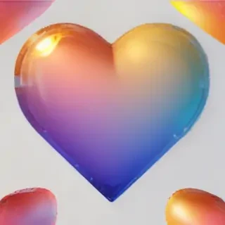 rainbow heart png