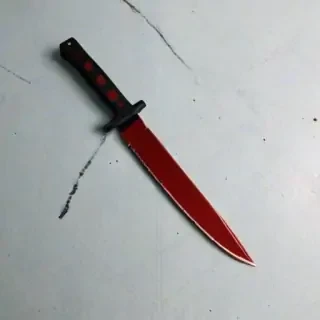 bloody knife aesthetic