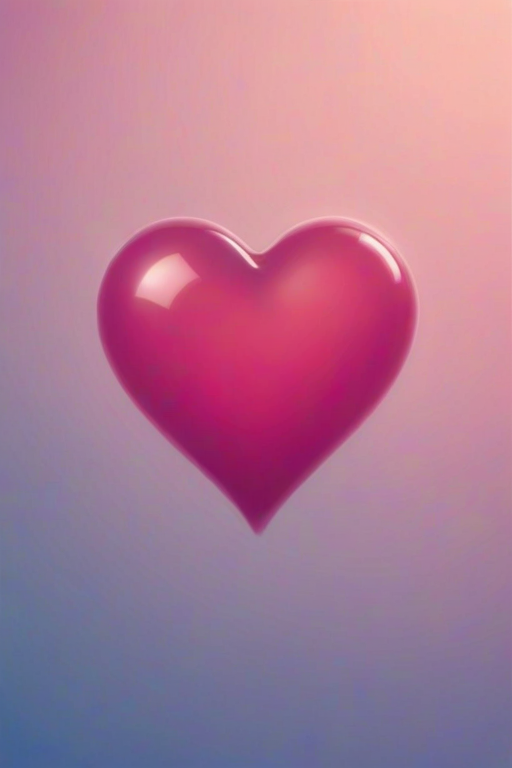 blurry heart wallpaper