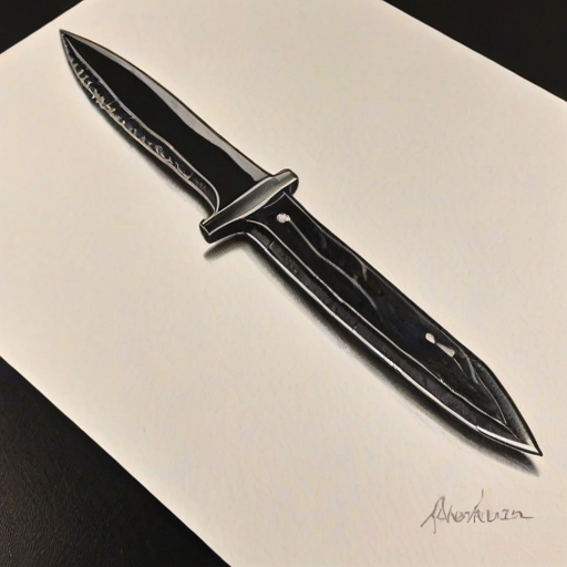 knife drawing