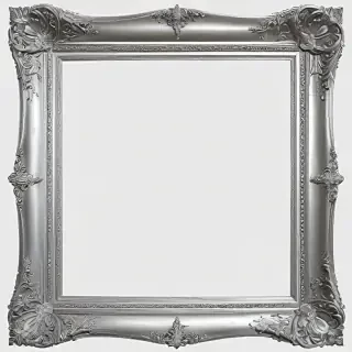 silver frame png
