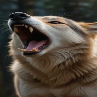 wolf howl png