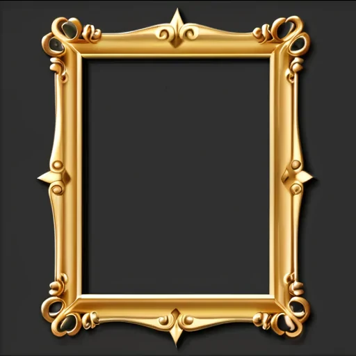 gold frame clip art
