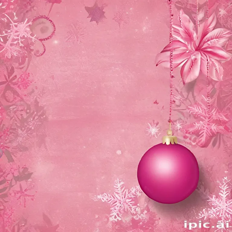 pink christmas desktop wallpaper