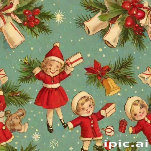 vintage merry christmas