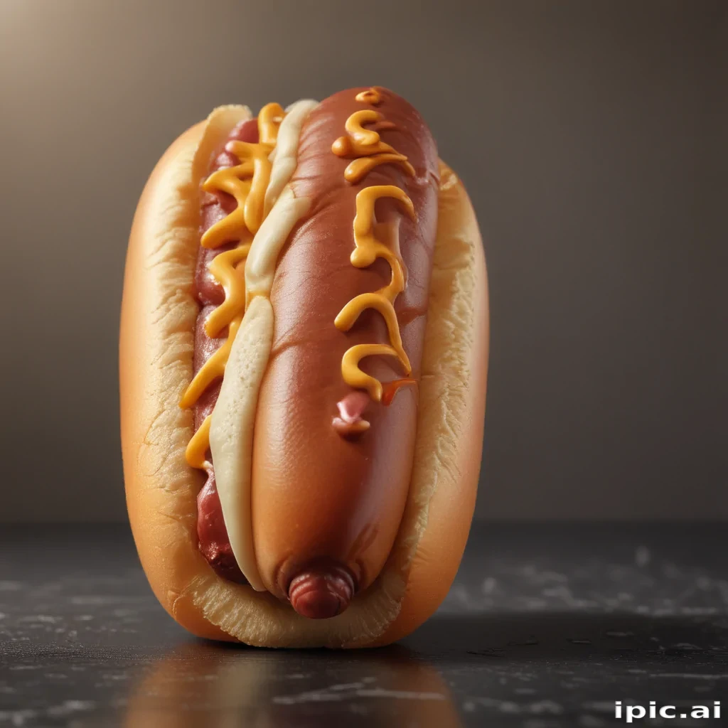 transparent hot dog